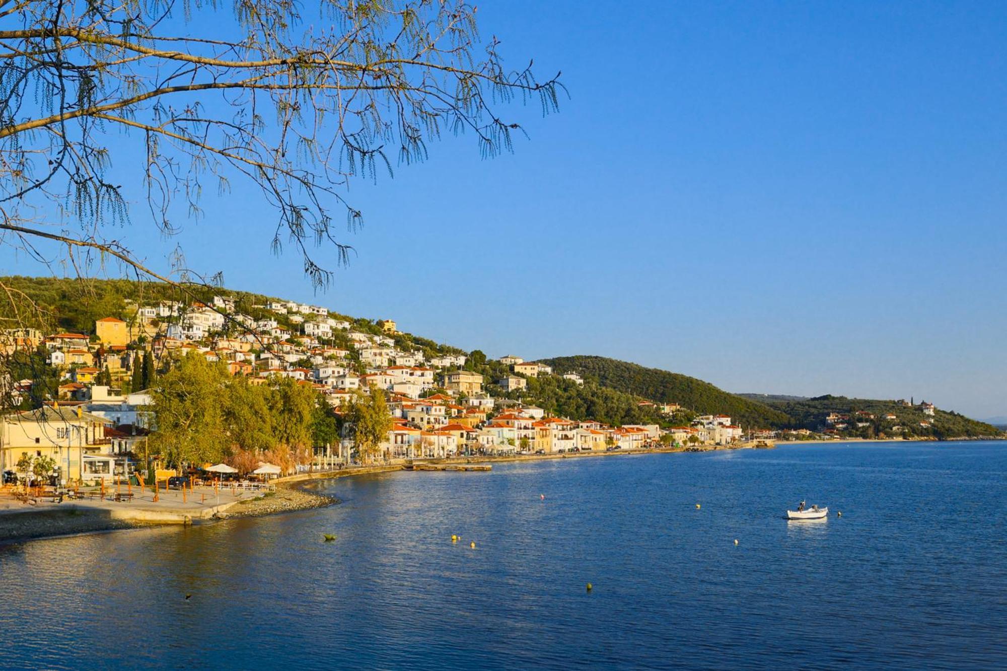 Με Θέα Το Ηλιοβασιλεμα 2 Villa อาฟิสโซส ภายนอก รูปภาพ