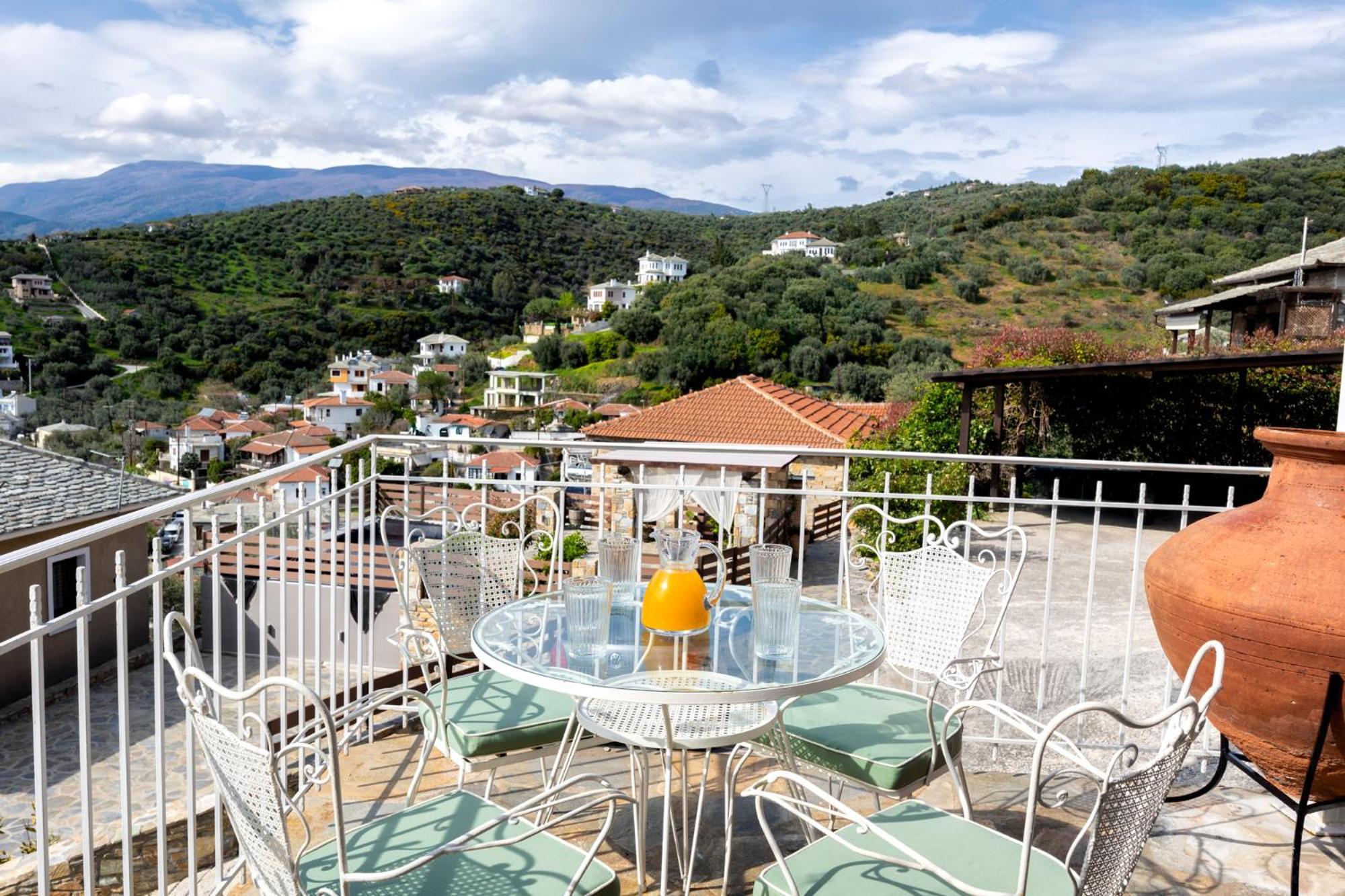 Με Θέα Το Ηλιοβασιλεμα 2 Villa อาฟิสโซส ภายนอก รูปภาพ