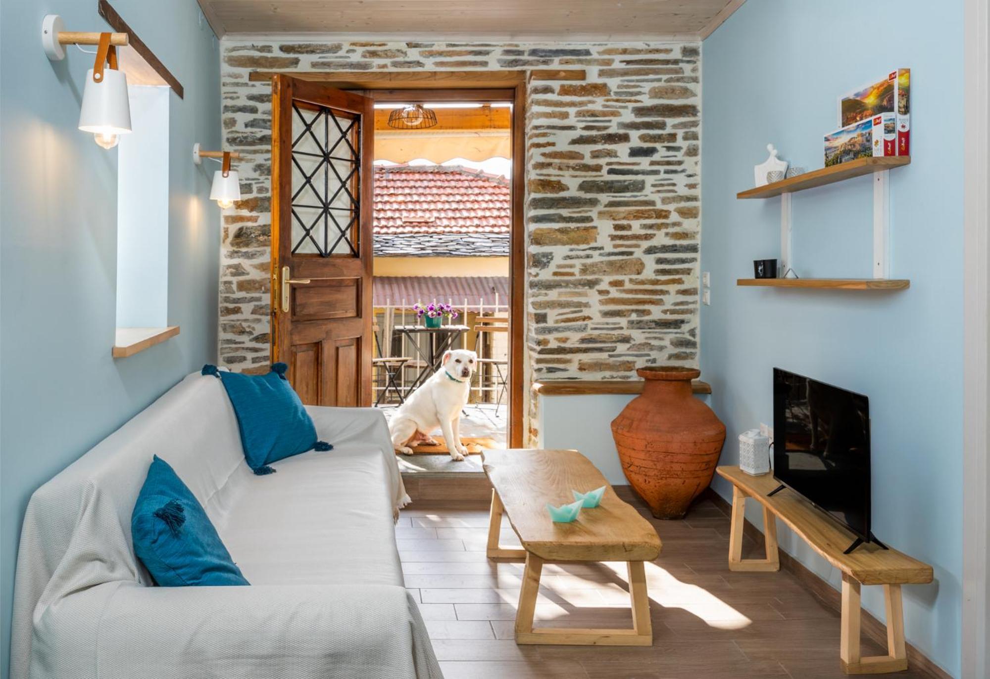 Με Θέα Το Ηλιοβασιλεμα 2 Villa อาฟิสโซส ภายนอก รูปภาพ